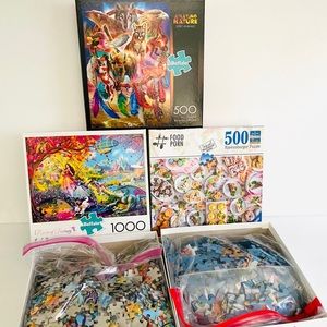 Puzzle Bundle (3): Ravensburger & Buffalo Games